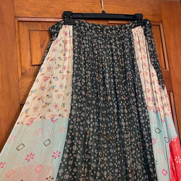NWT Anthropologie Margot Pleated Maxi Skirt - Picture 4 of 13